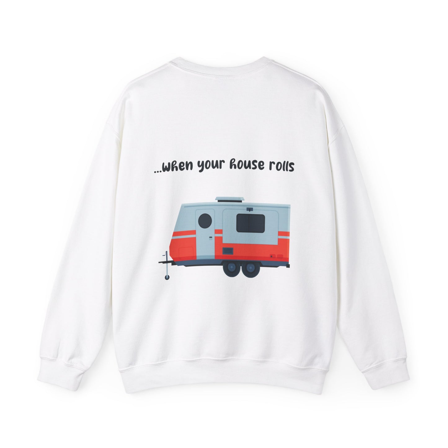 "Life Rocks" 2-Sided Graphic Heavy Blend™ Crewneck Sweatshirt