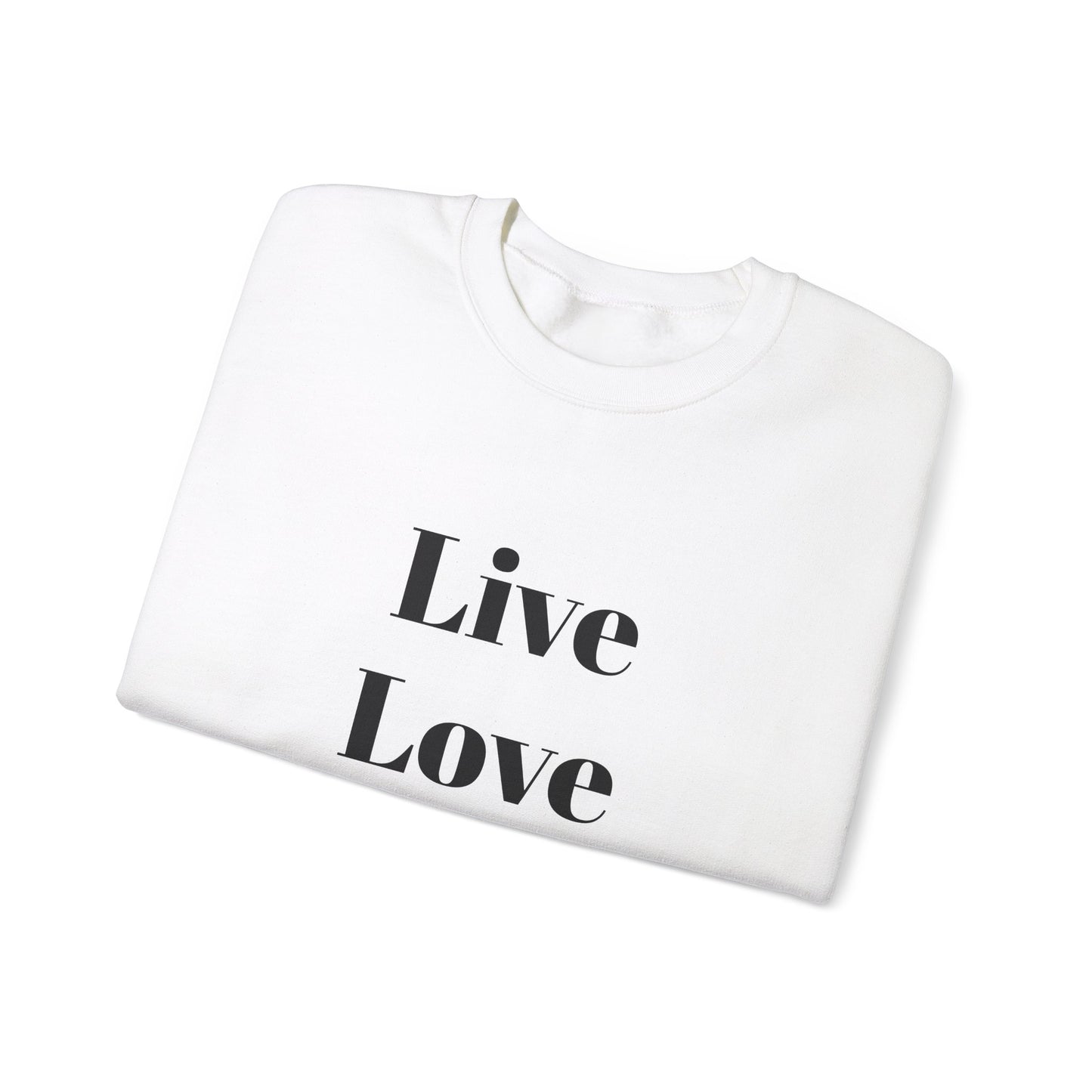 "Live, Love, Camp" Heavy Blend™ Crewneck Sweatshirt