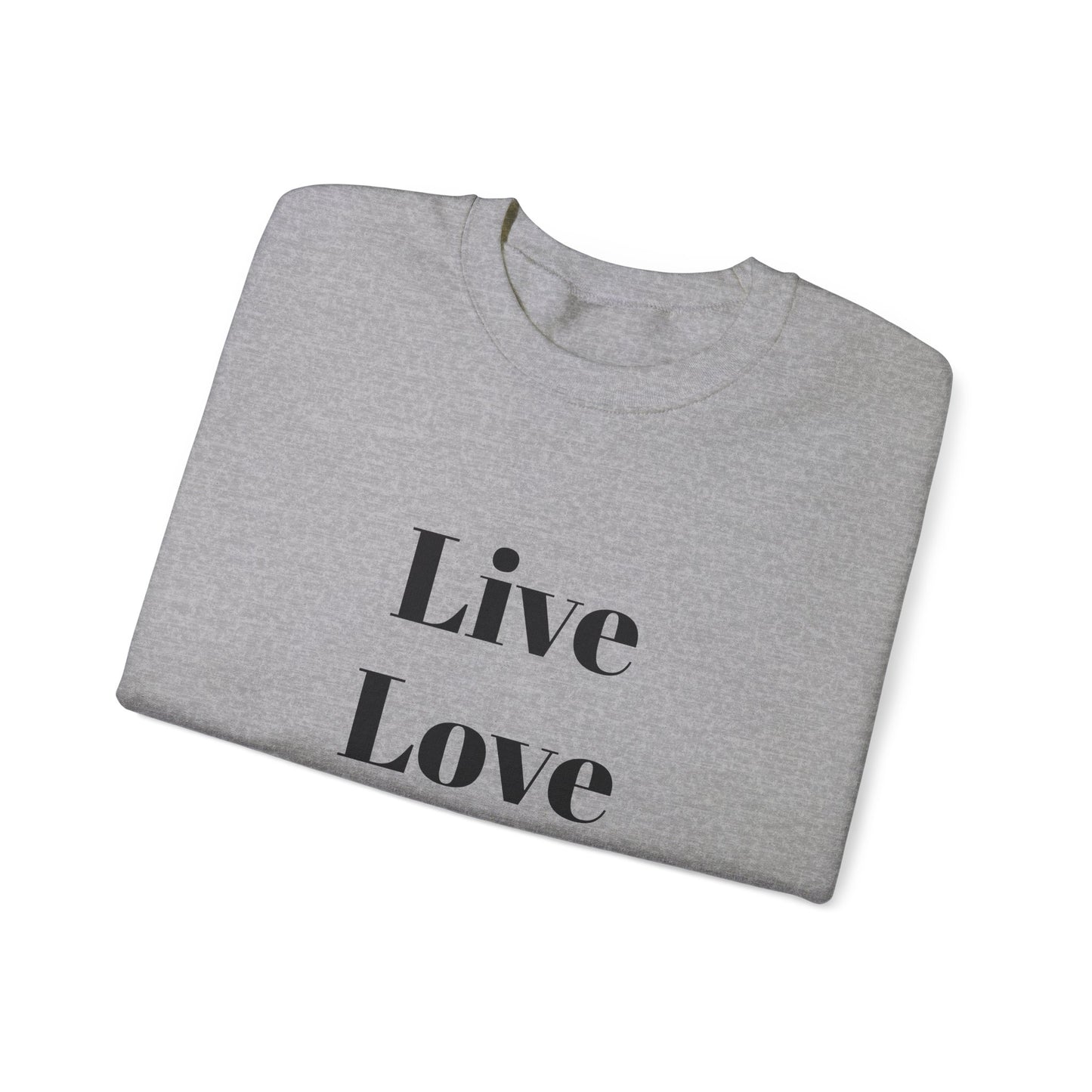 "Live, Love, Camp" Heavy Blend™ Crewneck Sweatshirt
