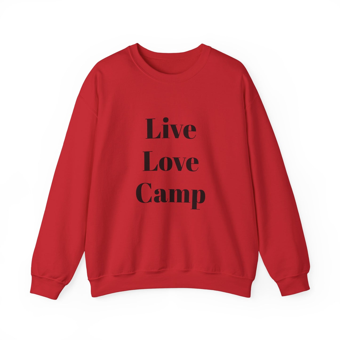 "Live, Love, Camp" Heavy Blend™ Crewneck Sweatshirt
