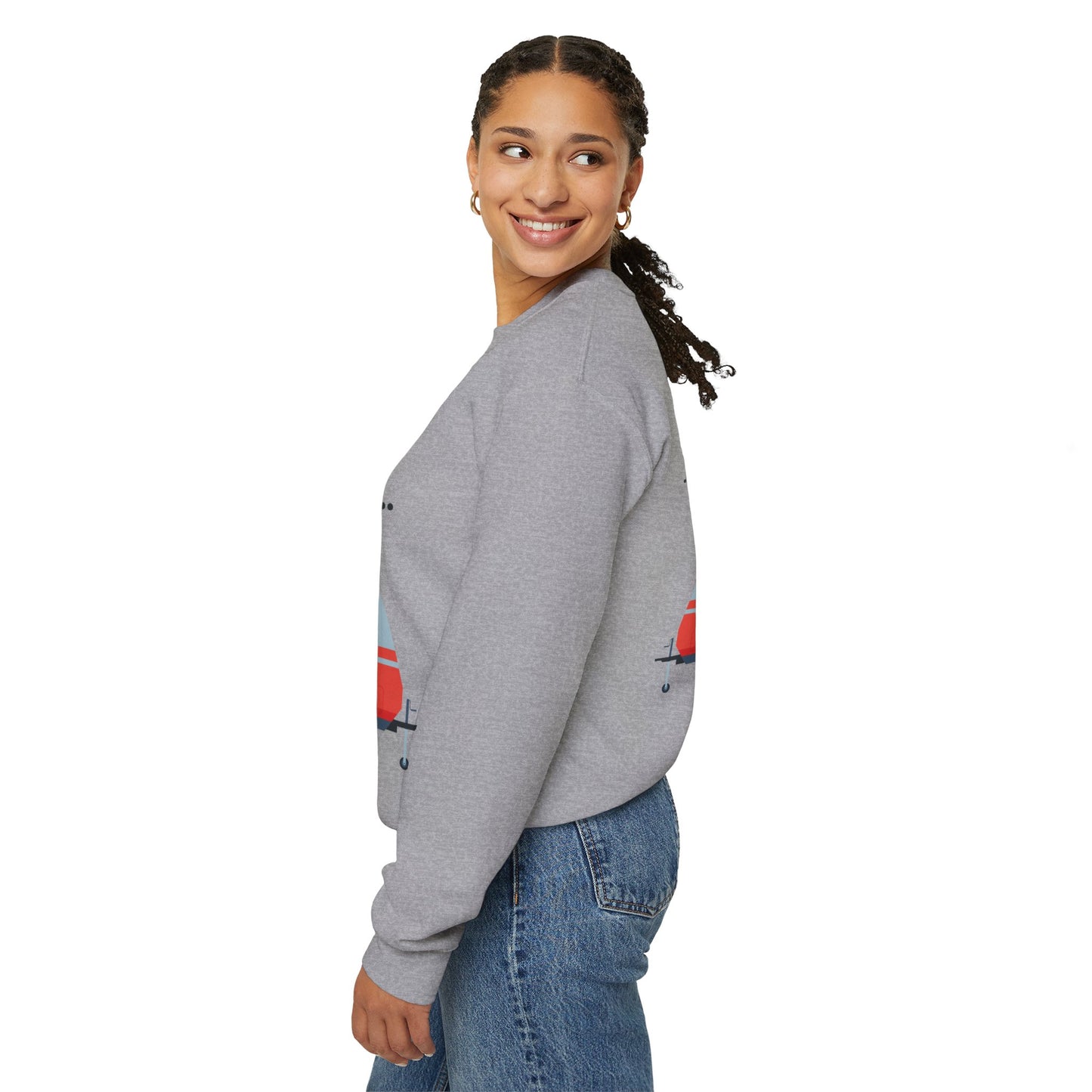 "Life Rocks" 2-Sided Graphic Heavy Blend™ Crewneck Sweatshirt