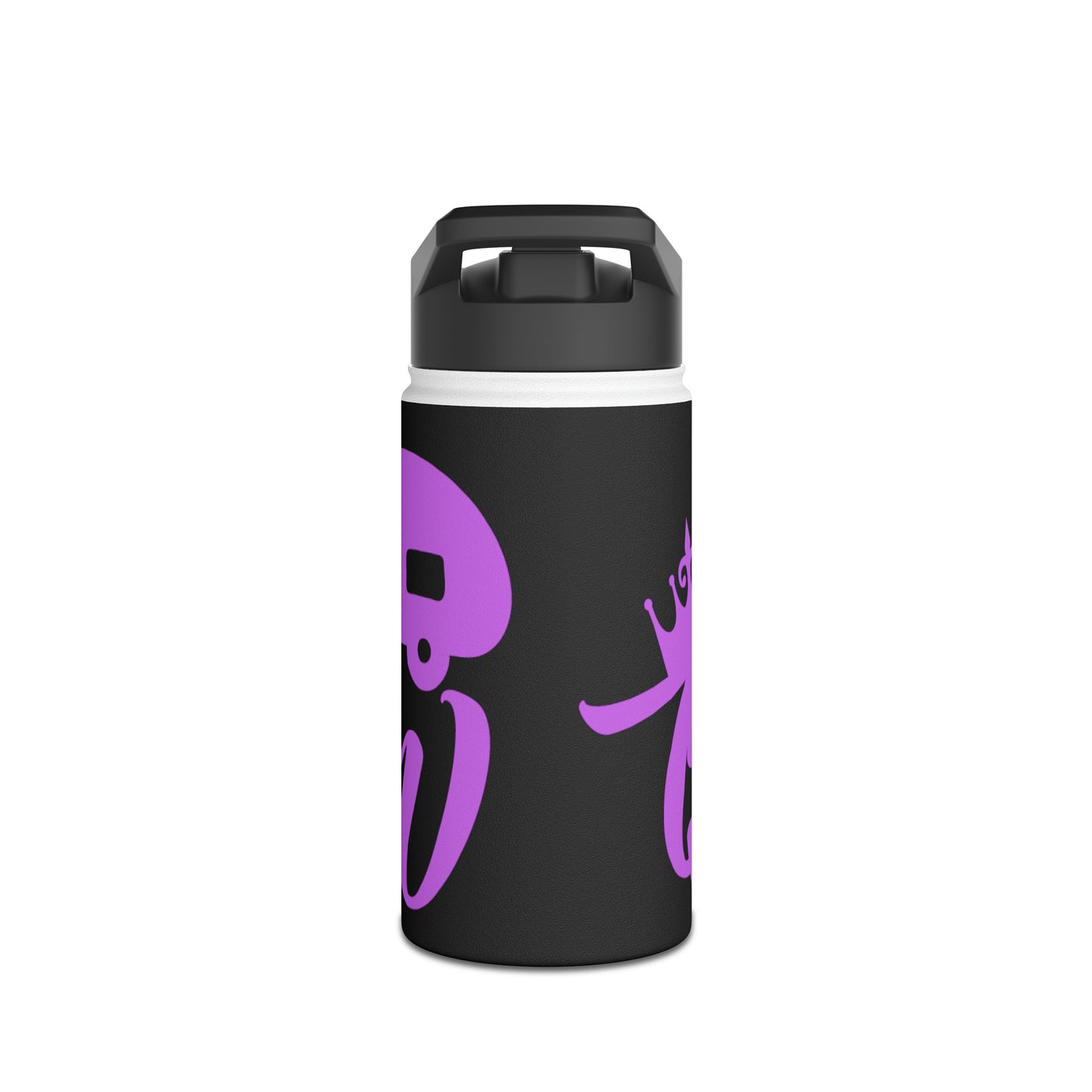 "Camp Queen" Stainless Steel Water Bottle - Purple