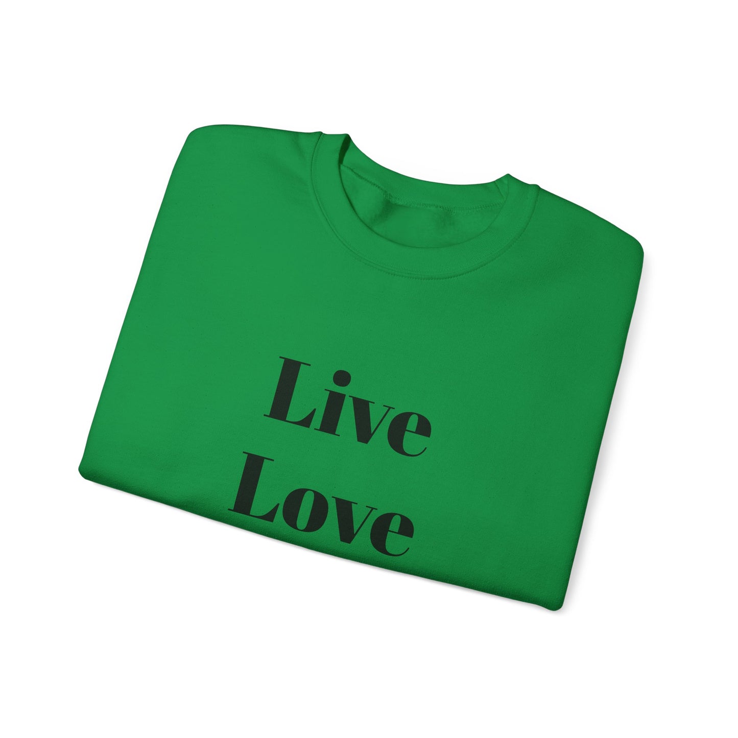 "Live, Love, Camp" Heavy Blend™ Crewneck Sweatshirt