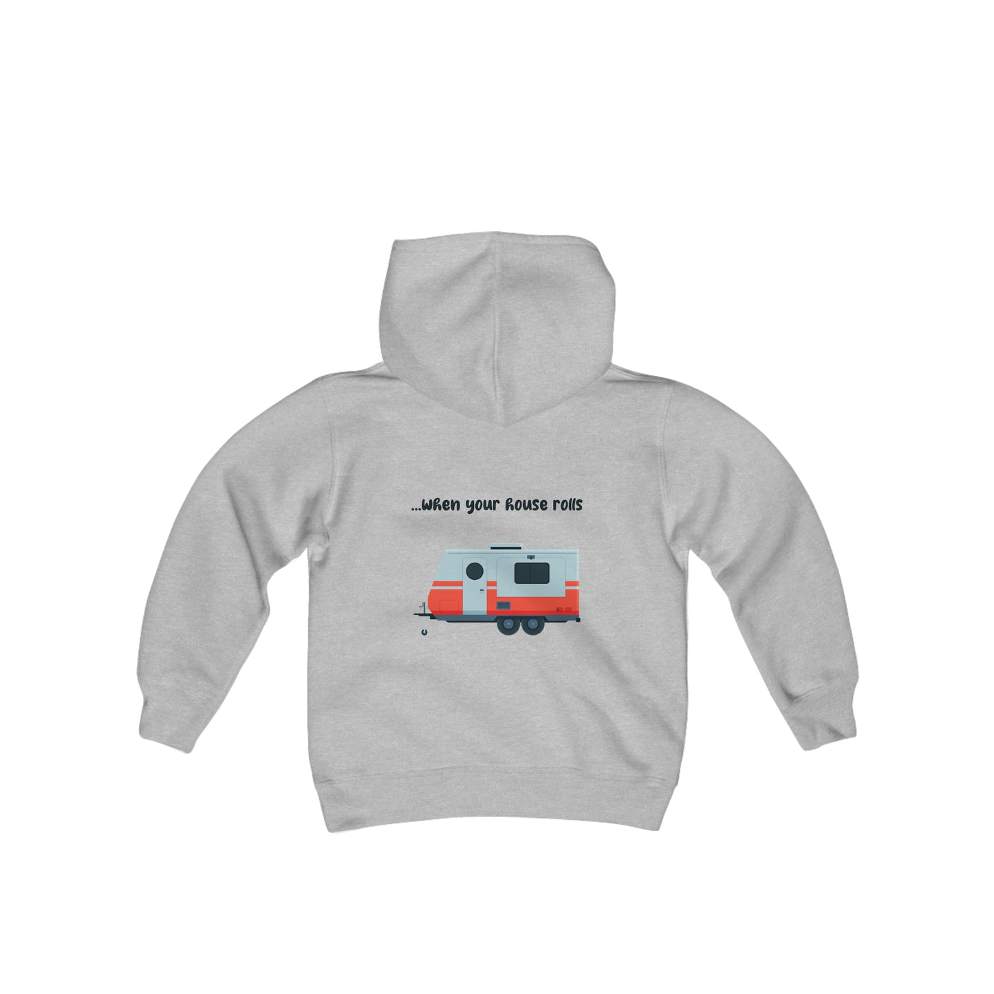 "Life Rocks" 2-Sided Graphic Youth Heavy Blend Hooded Sweatshirt