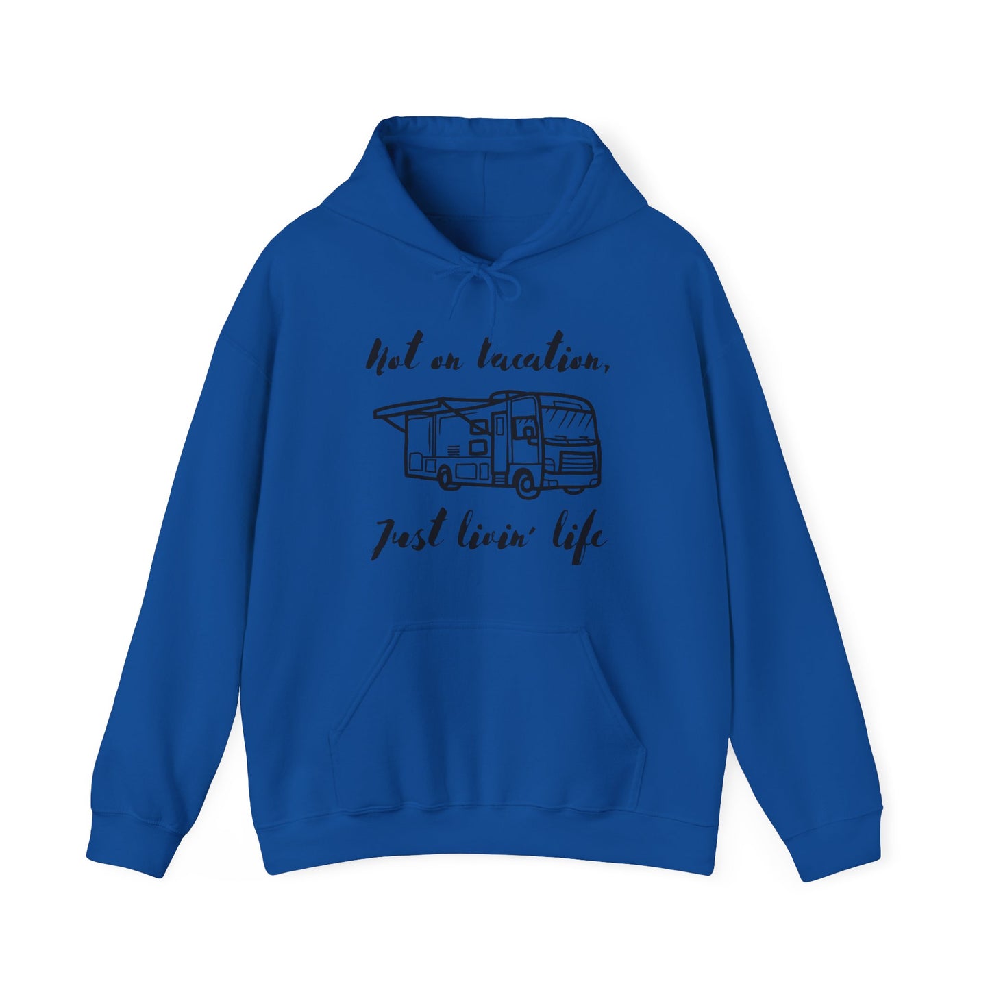 "Not on Vacation" Heavy Blend™ Hooded Sweatshirt