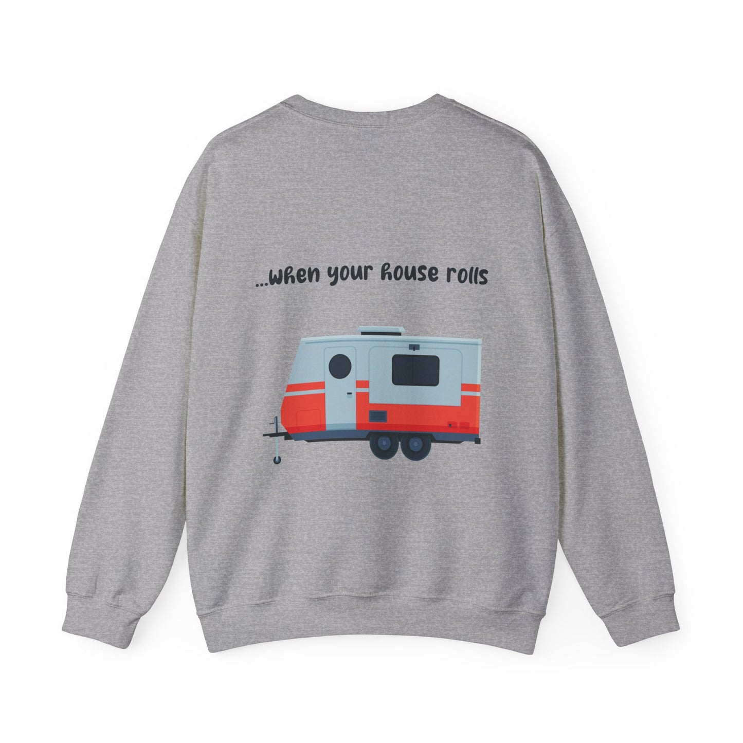 "Life Rocks" 2-Sided Graphic Heavy Blend™ Crewneck Sweatshirt