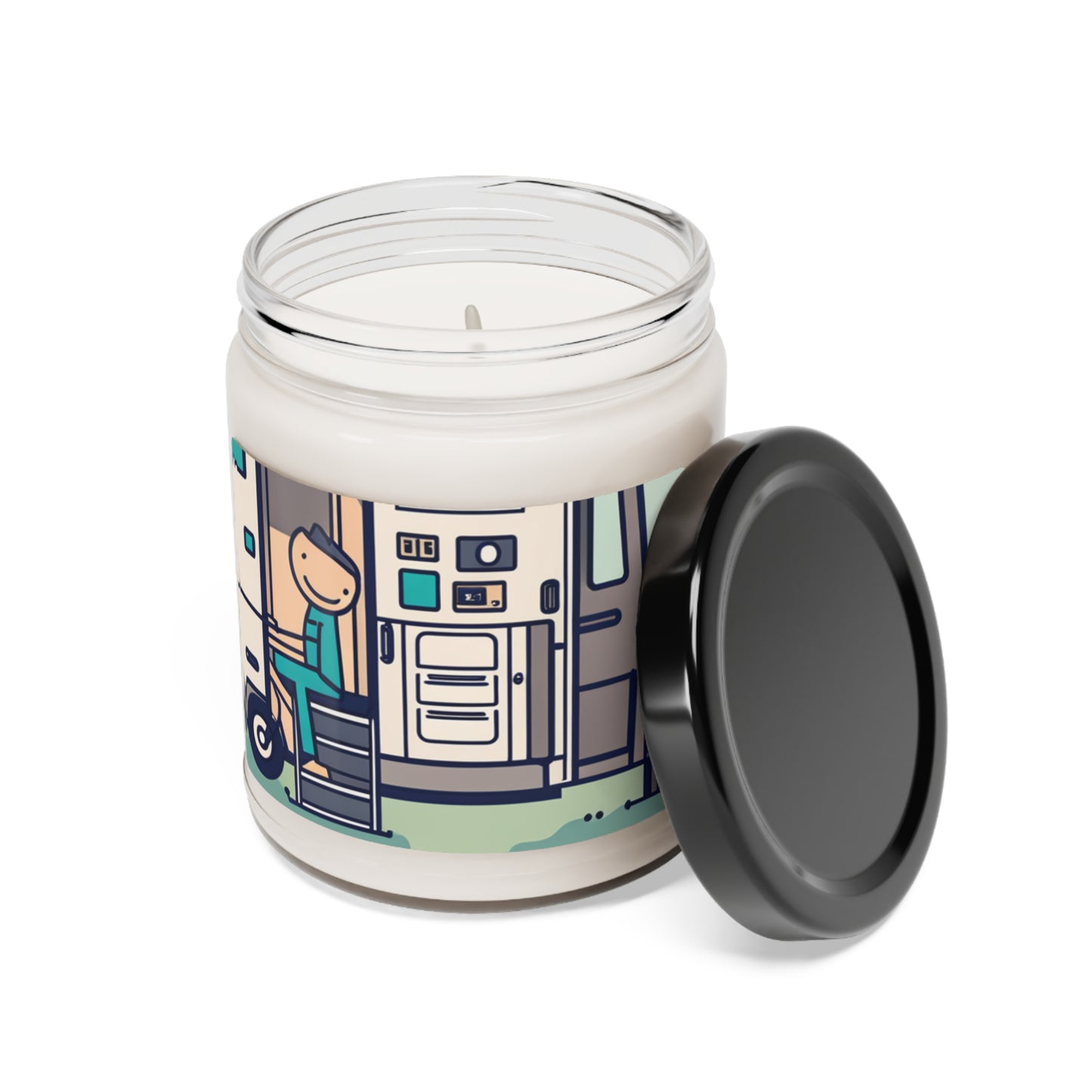 Animated Camper Scented Soy Candle, 9oz