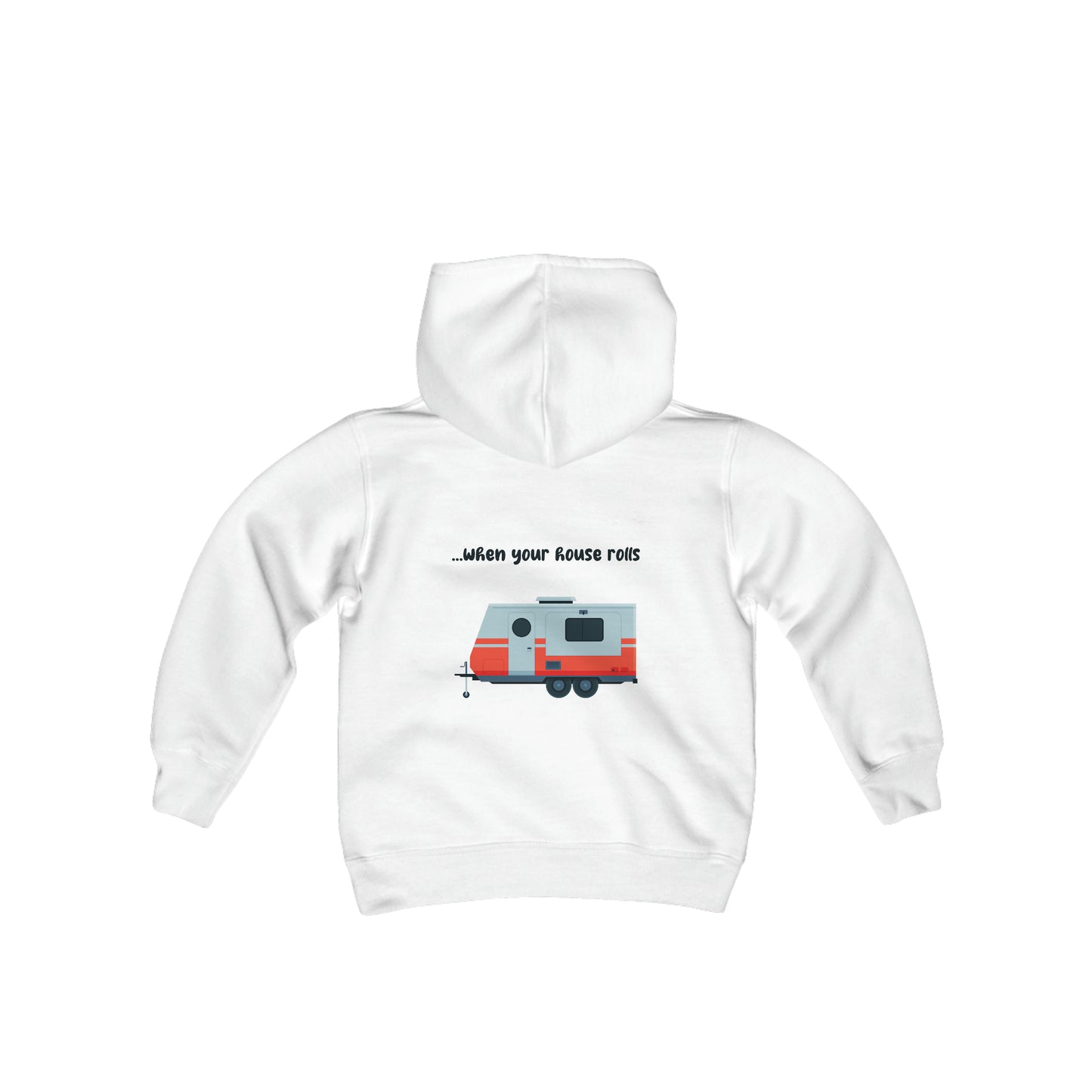 "Life Rocks" 2-Sided Graphic Youth Heavy Blend Hooded Sweatshirt