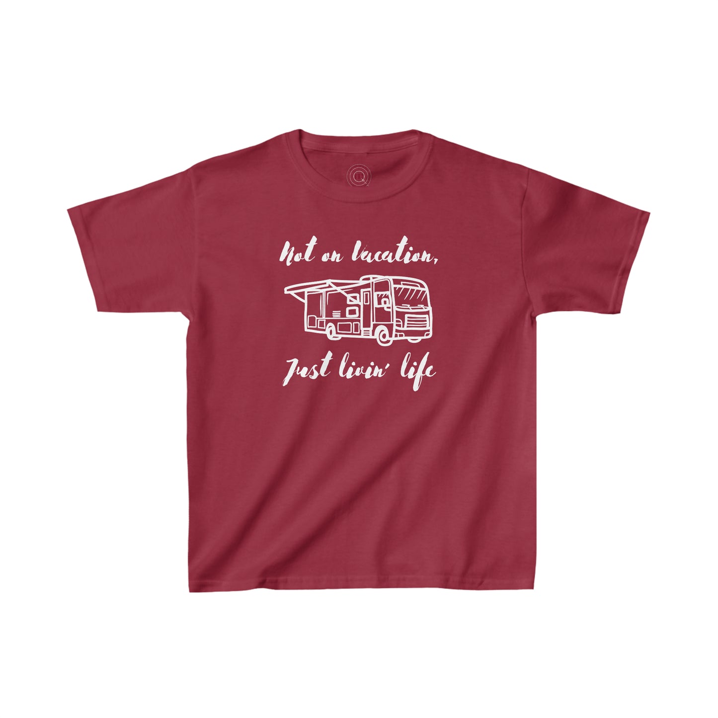"Not on Vacation" Kids Heavy Cotton™ Tee