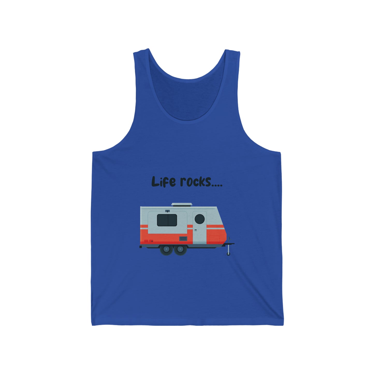 "Life Rocks" Unisex Jersey Tank