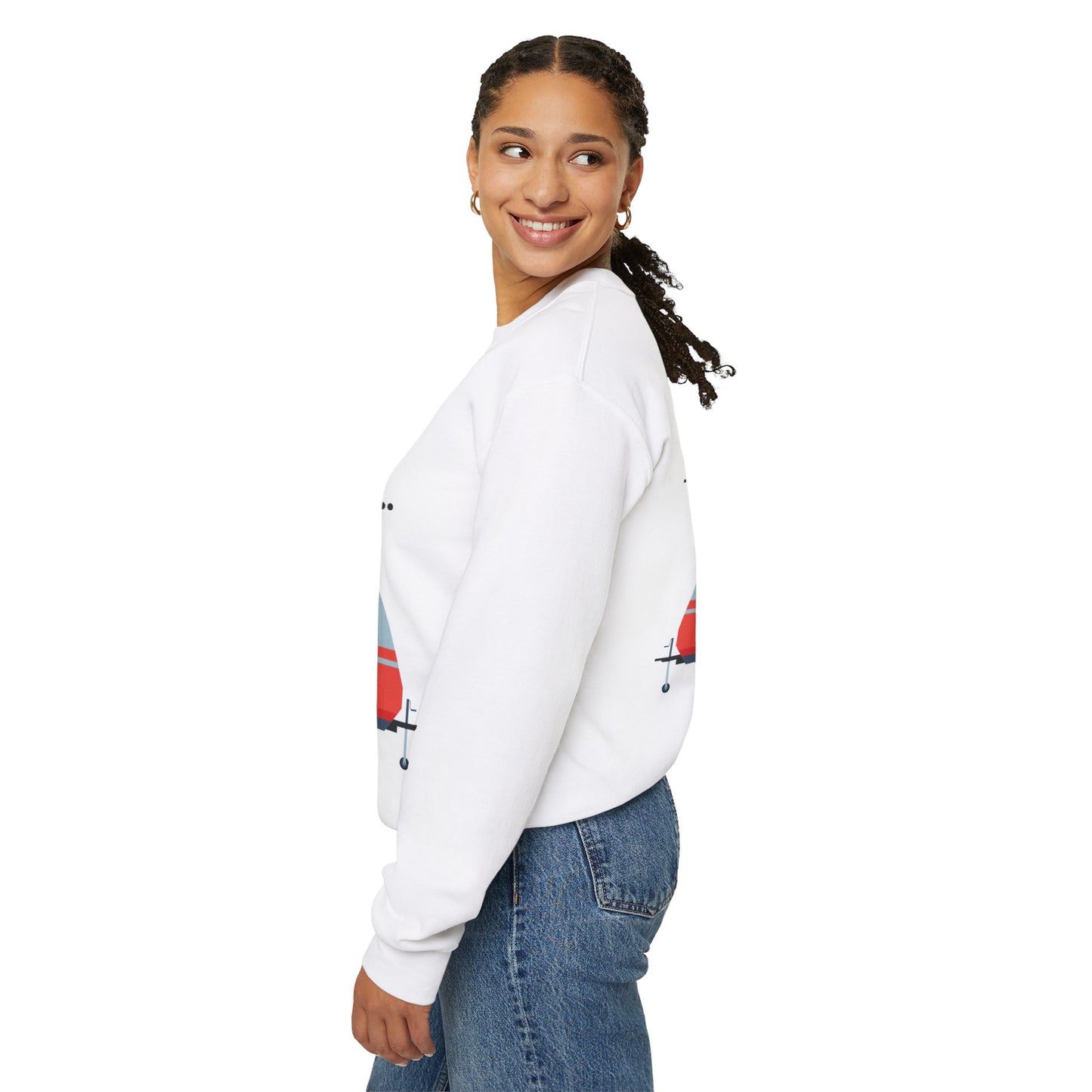"Life Rocks" 2-Sided Graphic Heavy Blend™ Crewneck Sweatshirt