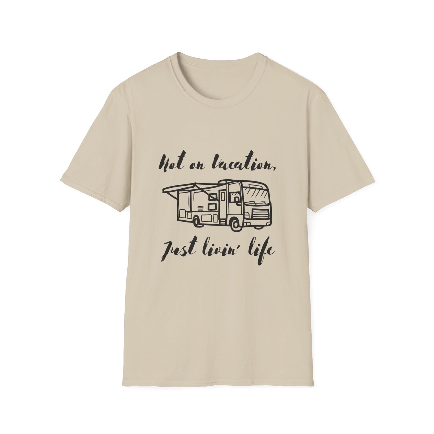 "Not on Vacation" Unisex Softstyle T-Shirt