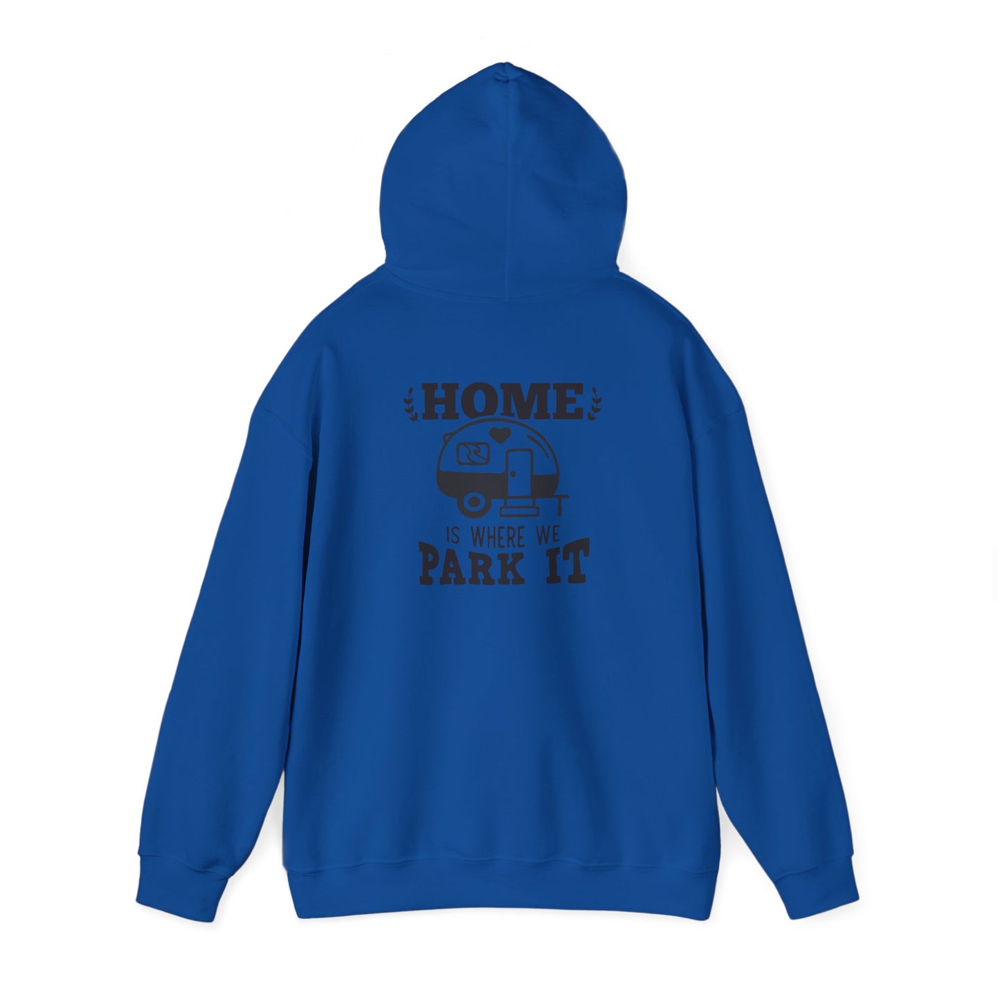 "Home Is Where We Park It" Heavy Blend™ Hooded Sweatshirt