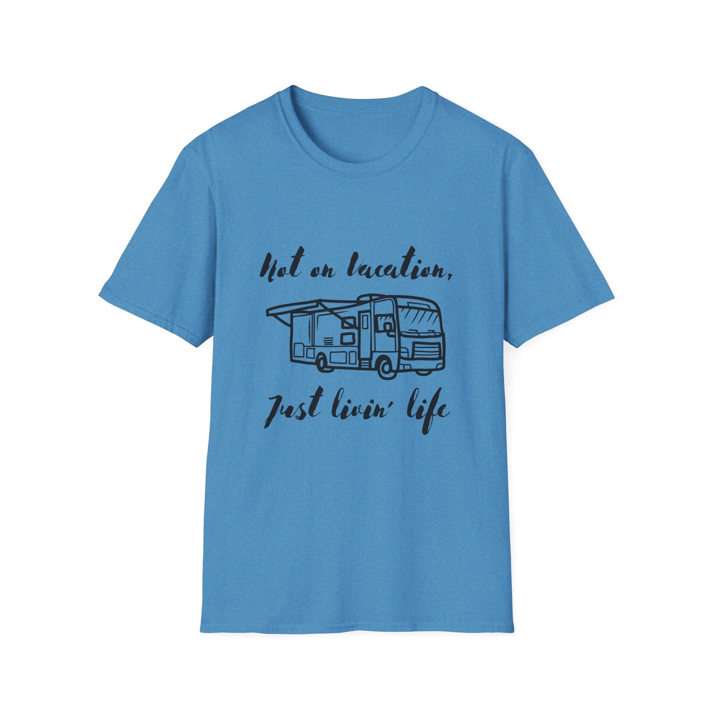 "Not on Vacation" Unisex Softstyle T-Shirt