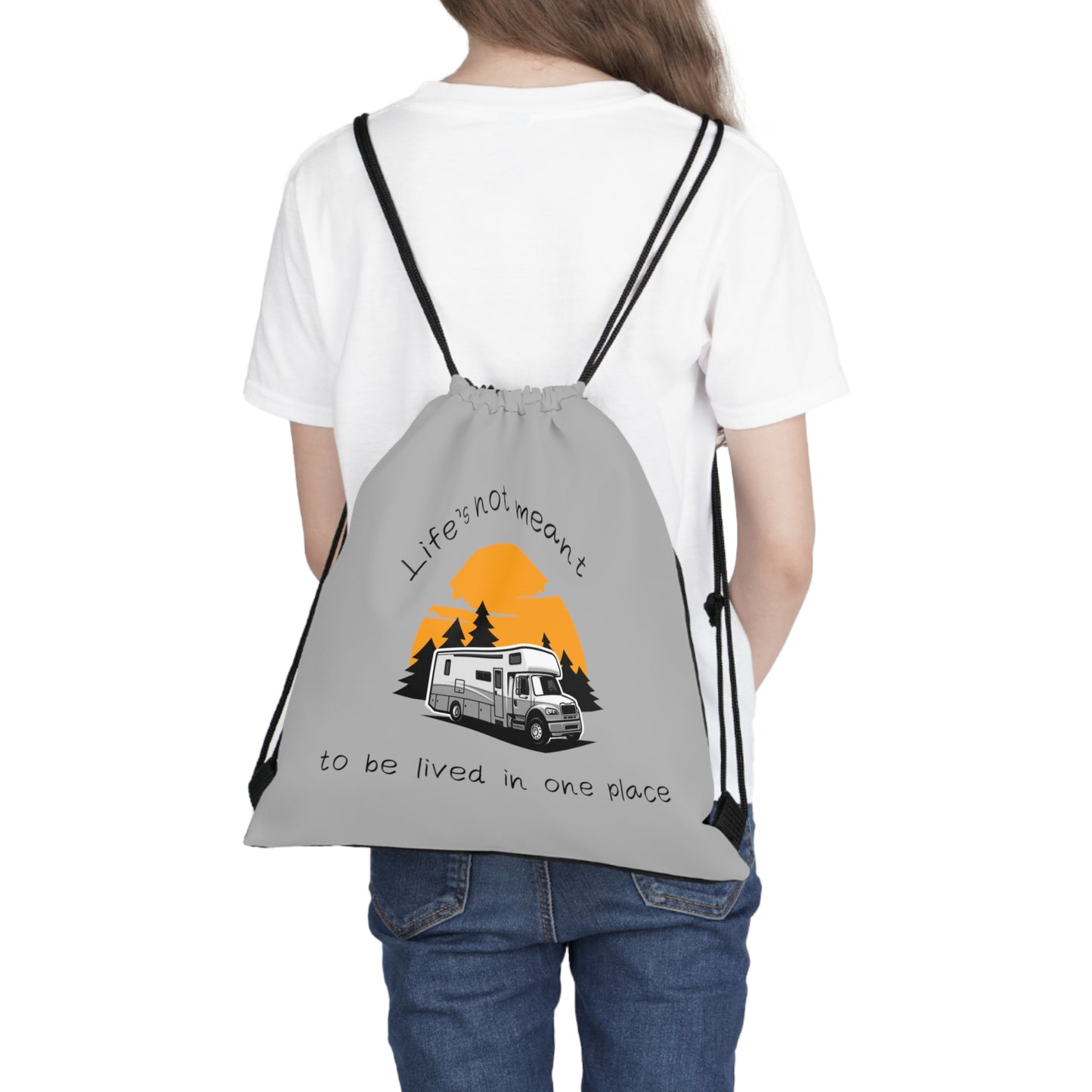 "One Place" Outdoor Drawstring Bag