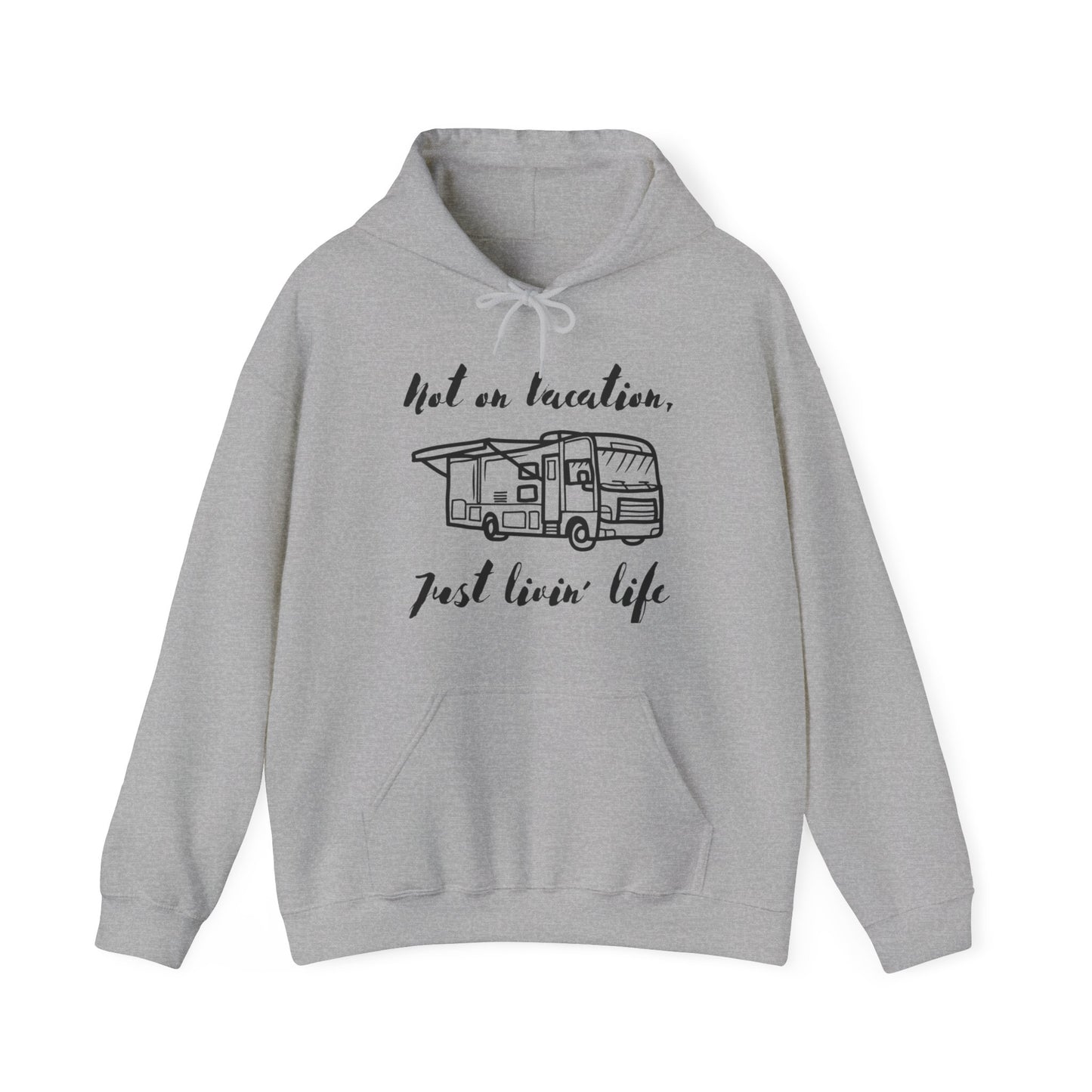 "Not on Vacation" Heavy Blend™ Hooded Sweatshirt