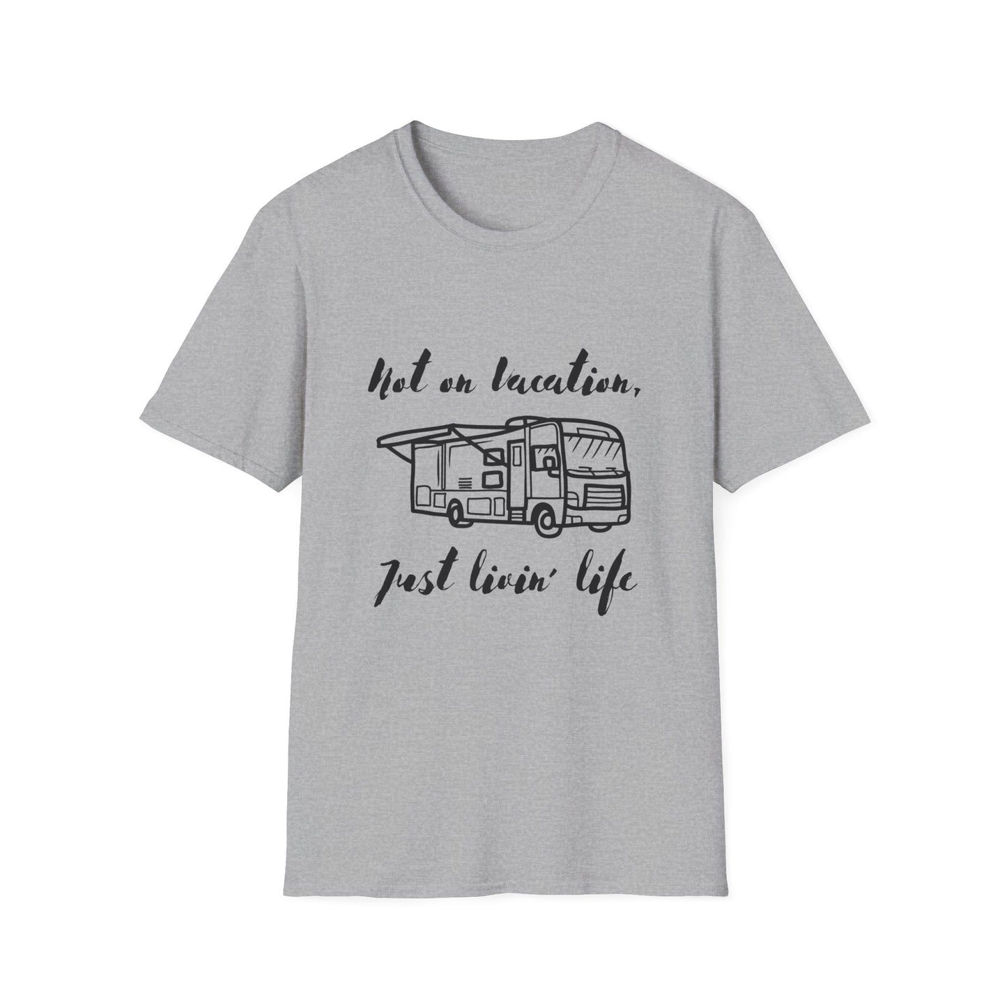 "Not on Vacation" Unisex Softstyle T-Shirt