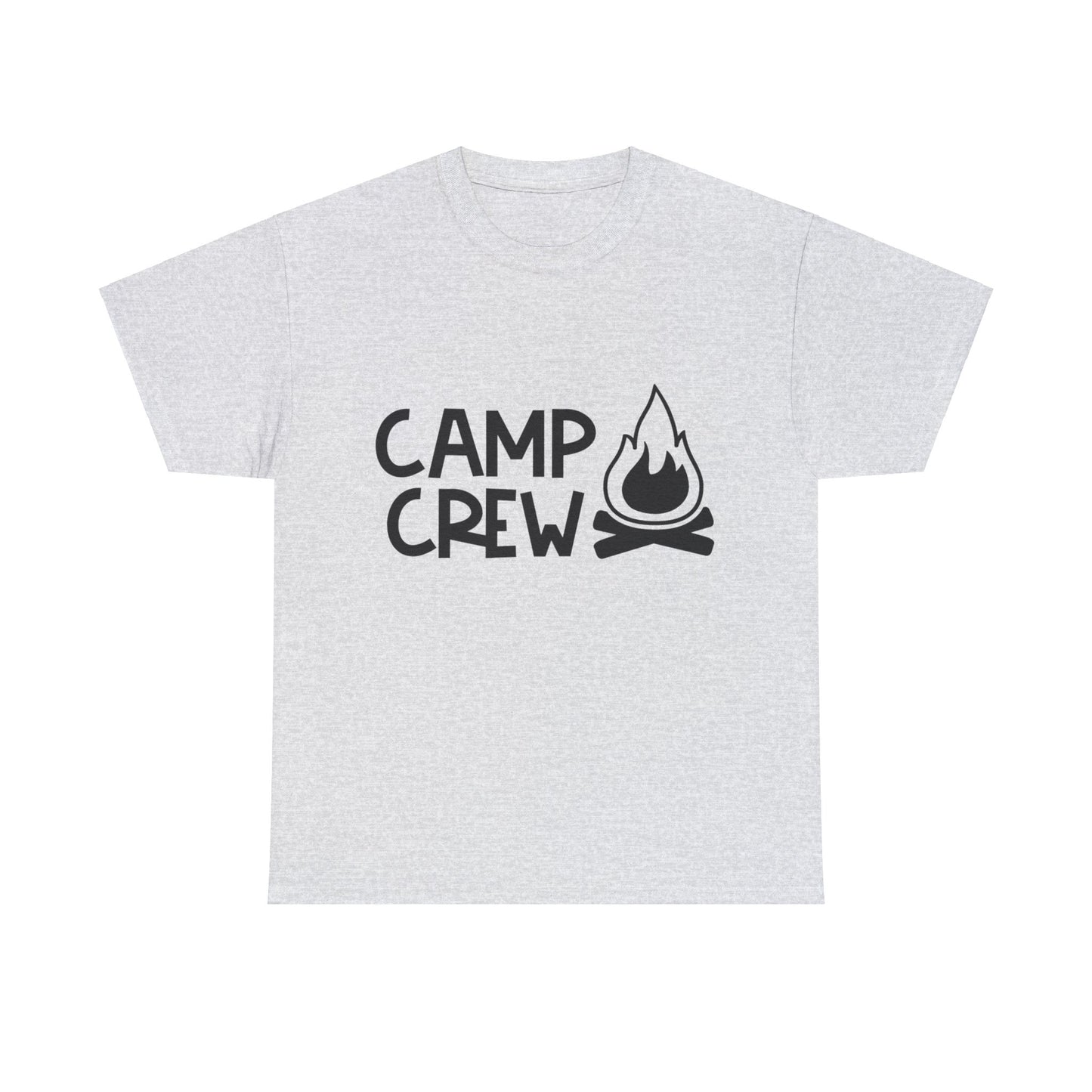 "Camp Crew" Adult Heavy Cotton Tee - Black