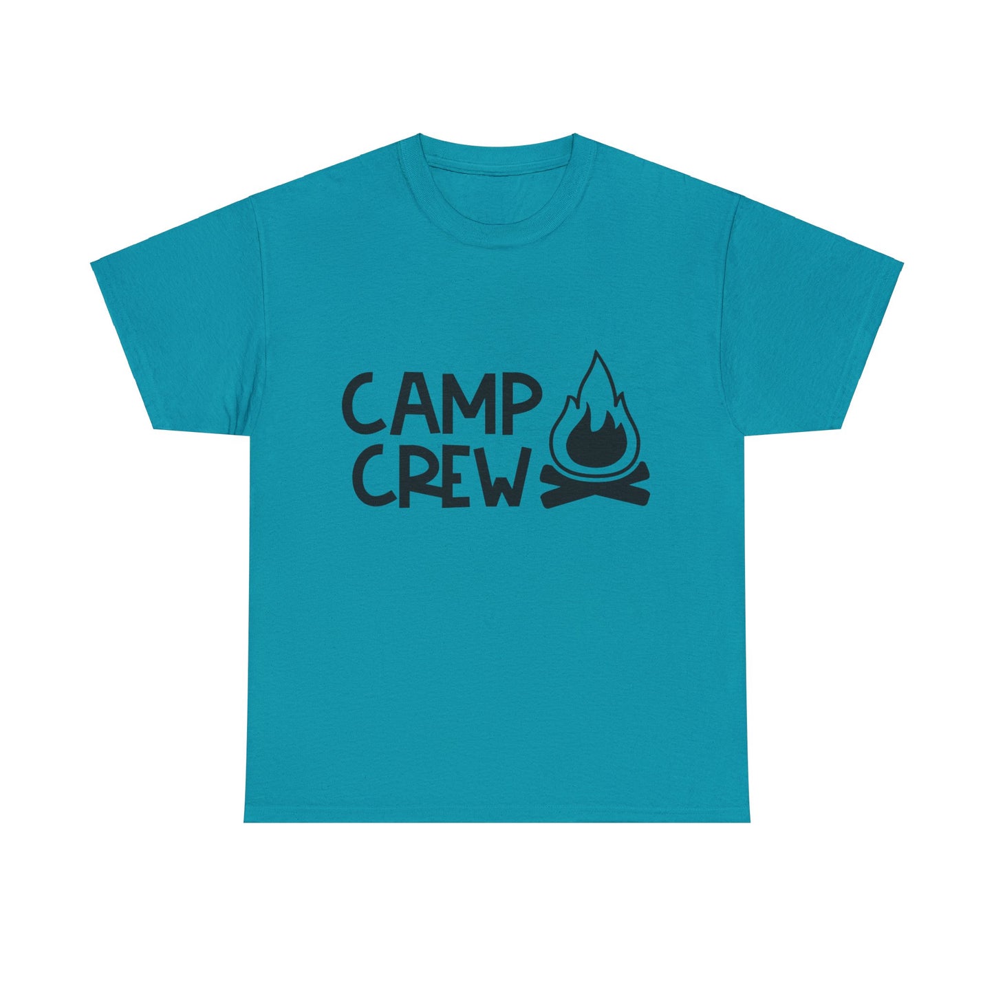 "Camp Crew" Adult Heavy Cotton Tee - Black