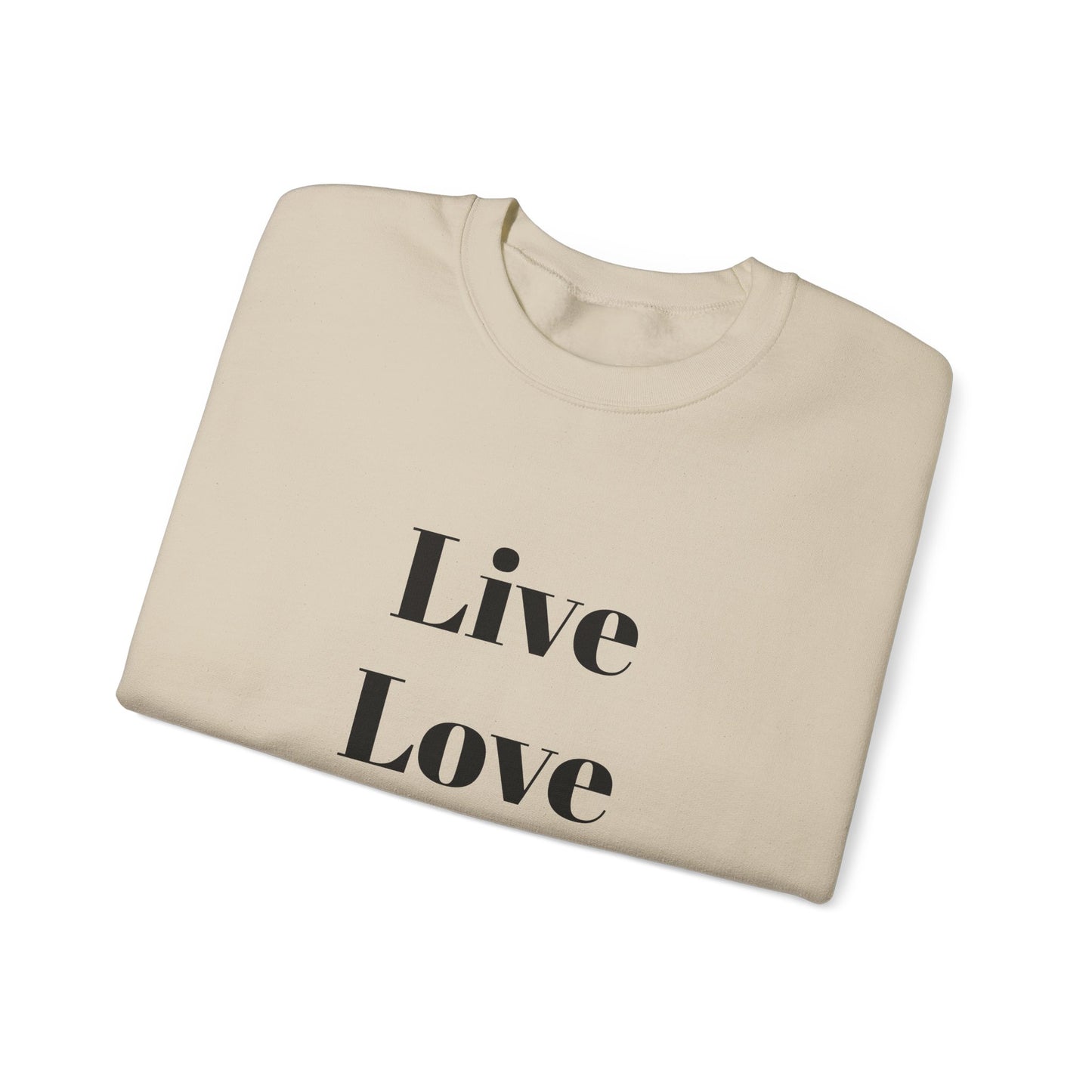 "Live, Love, Camp" Heavy Blend™ Crewneck Sweatshirt