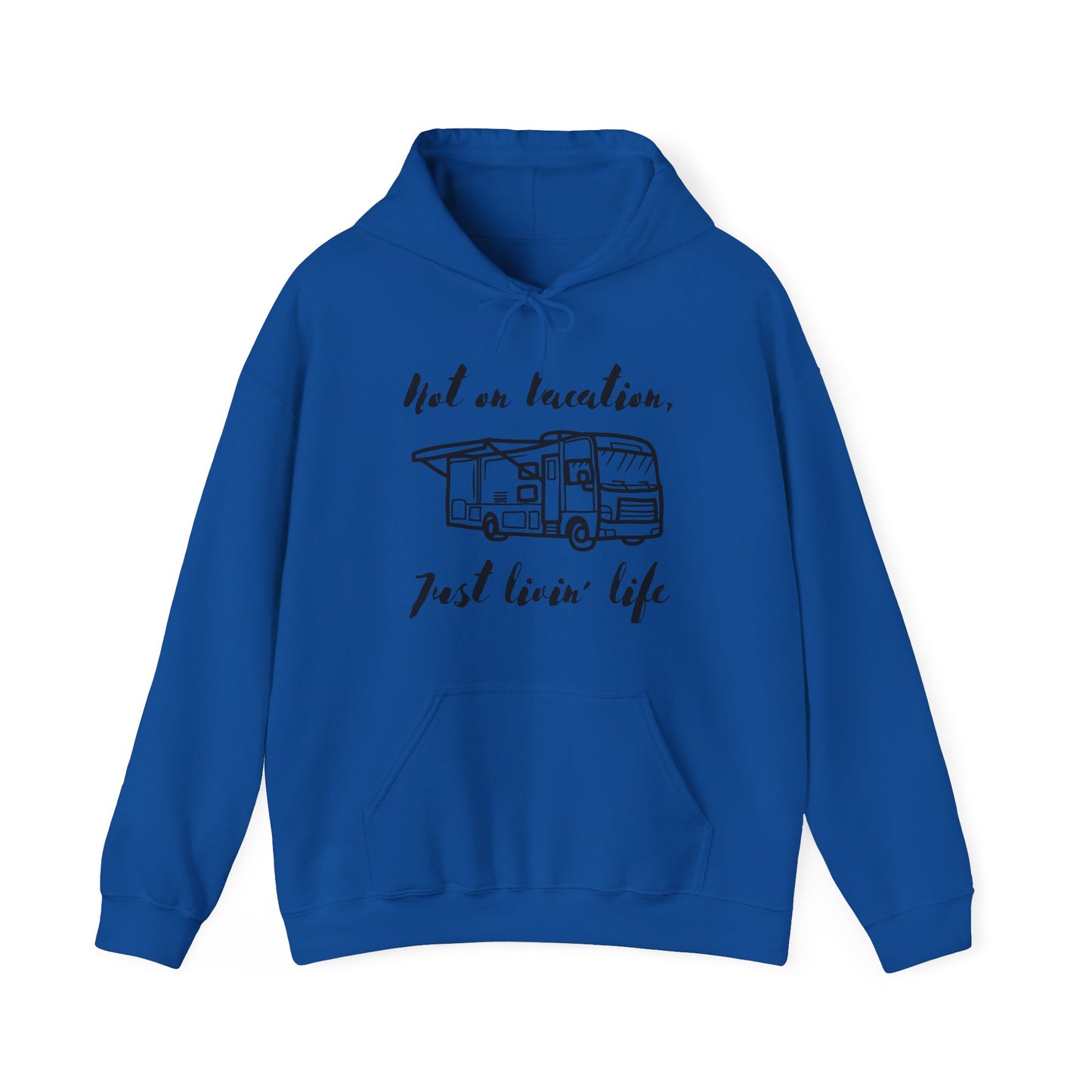 "Not on Vacation" Heavy Blend™ Hooded Sweatshirt