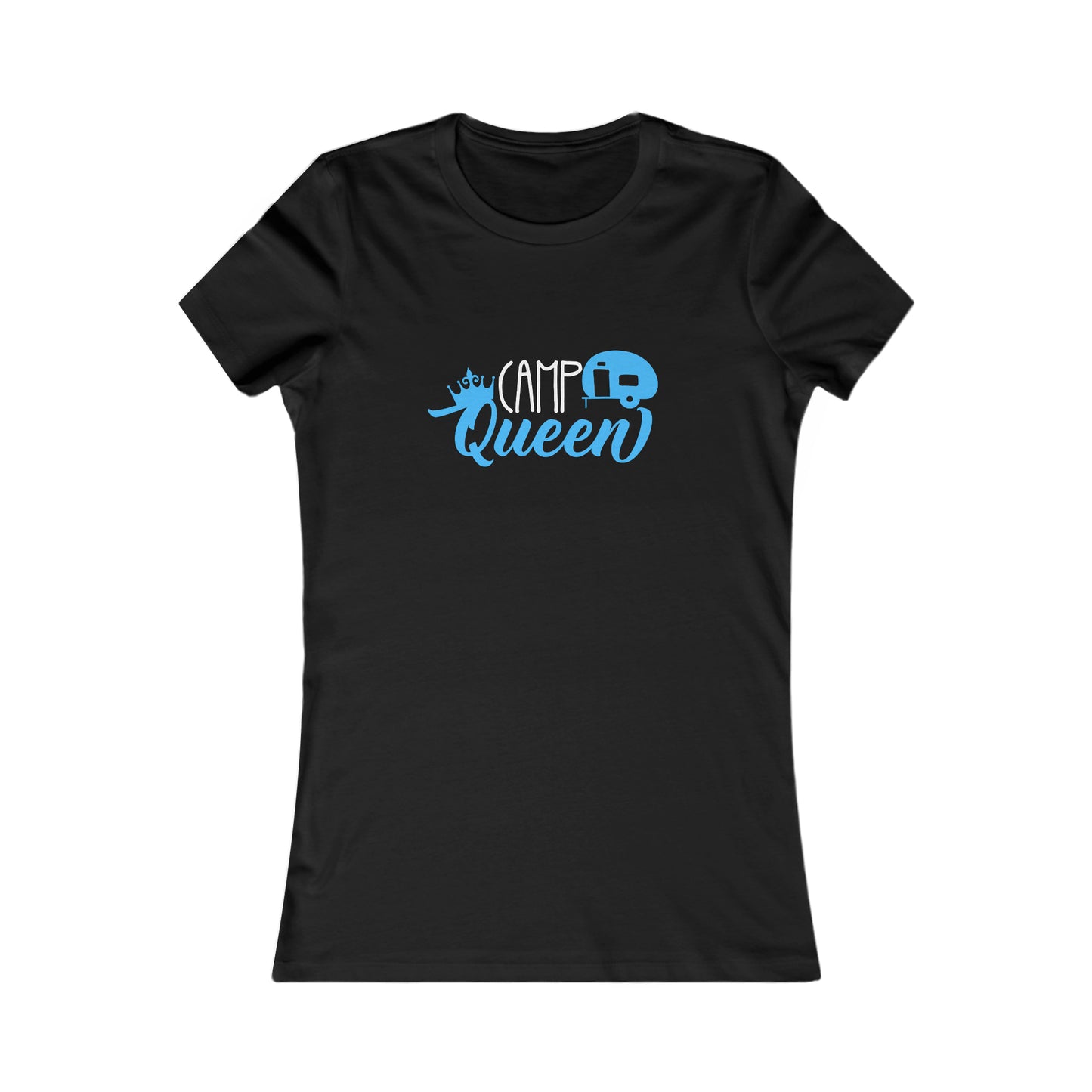 "Camp Queen" Women's Favorite Tee - Blue