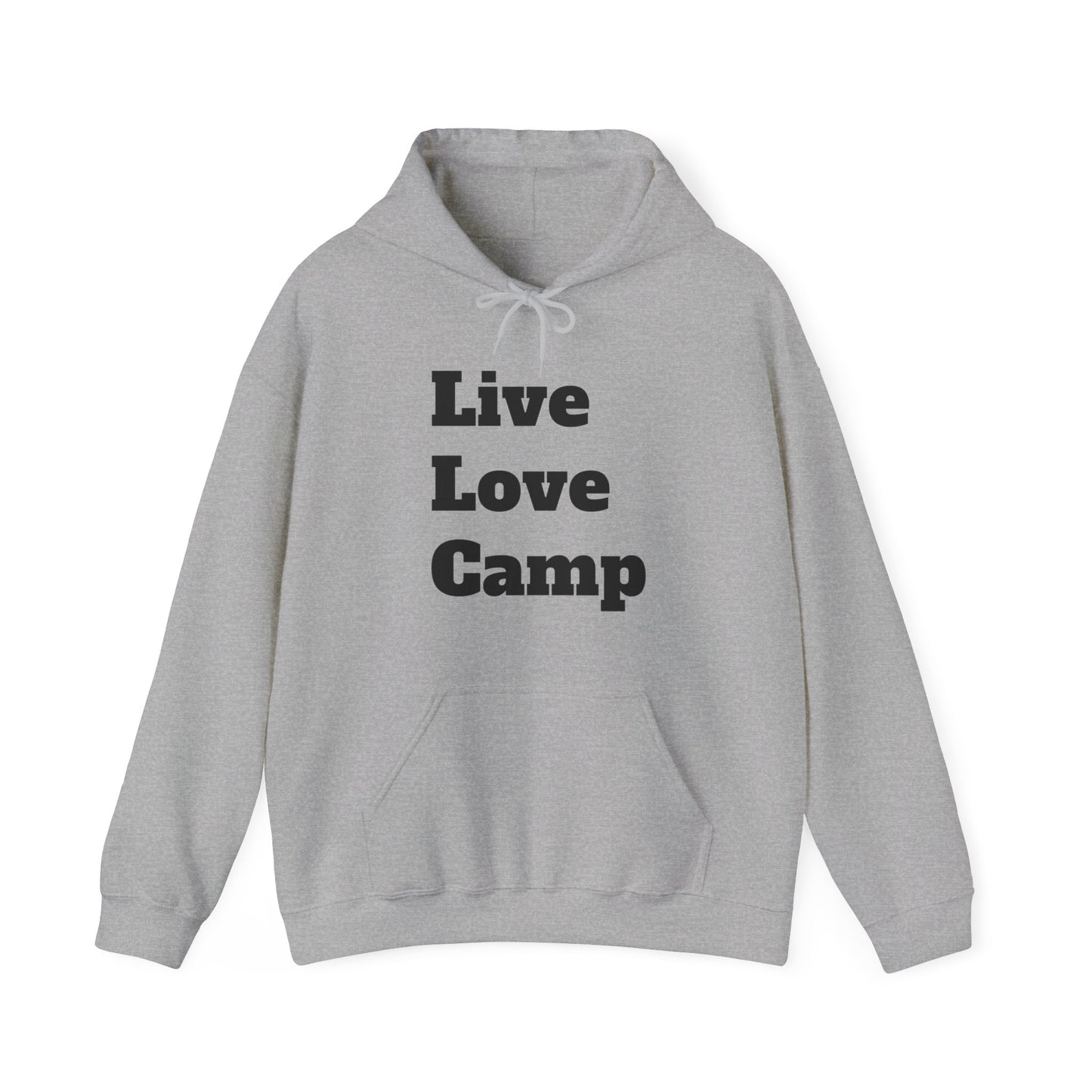 "Live, Love, Camp" Heavy Blend™ Hooded Sweatshirt