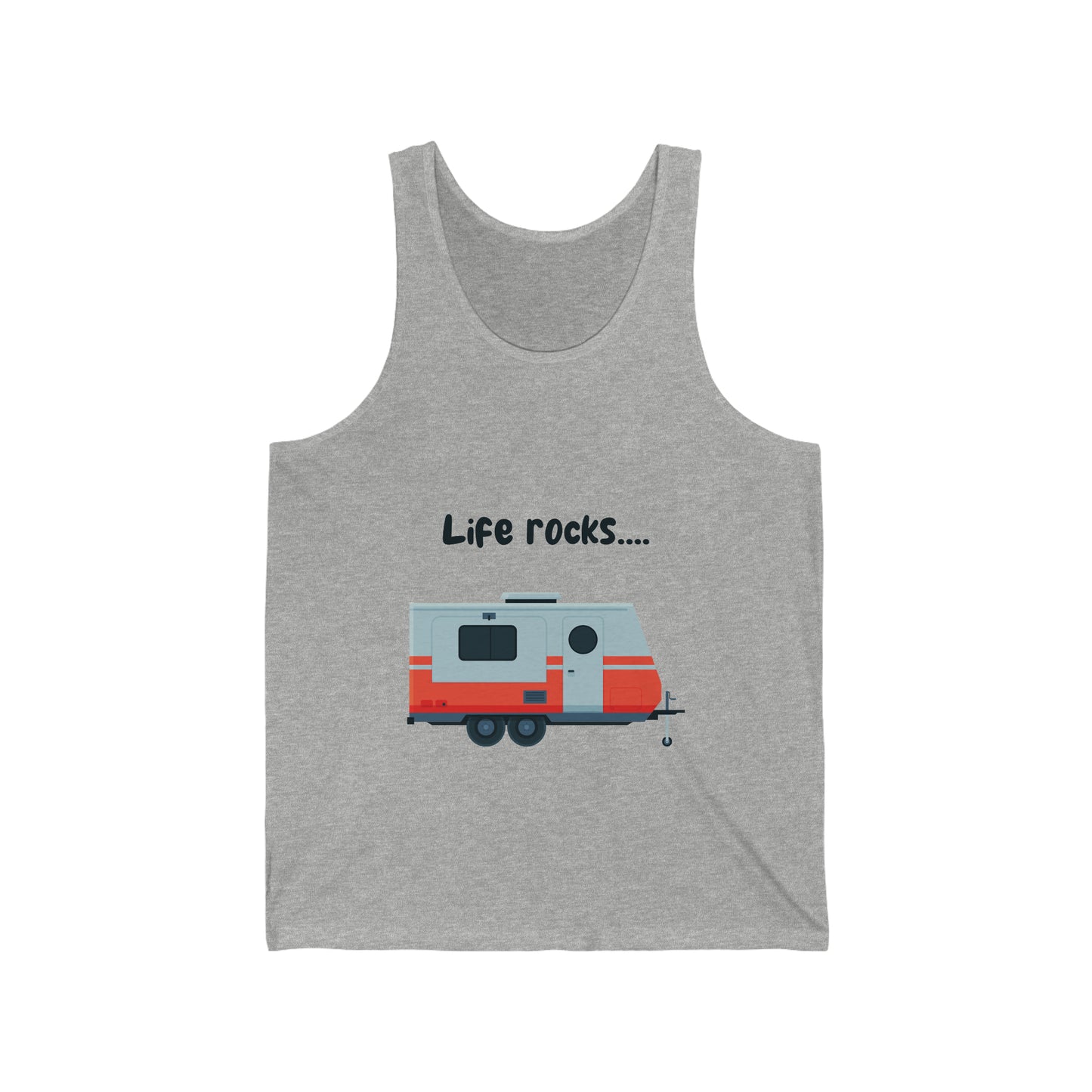 "Life Rocks" Unisex Jersey Tank