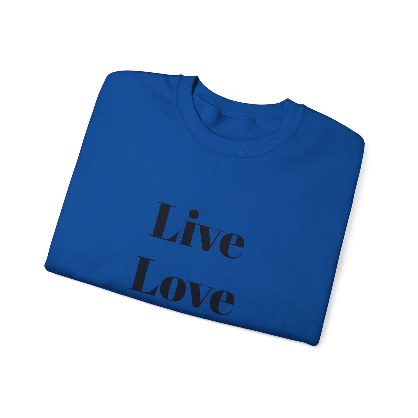 "Live, Love, Camp" Heavy Blend™ Crewneck Sweatshirt