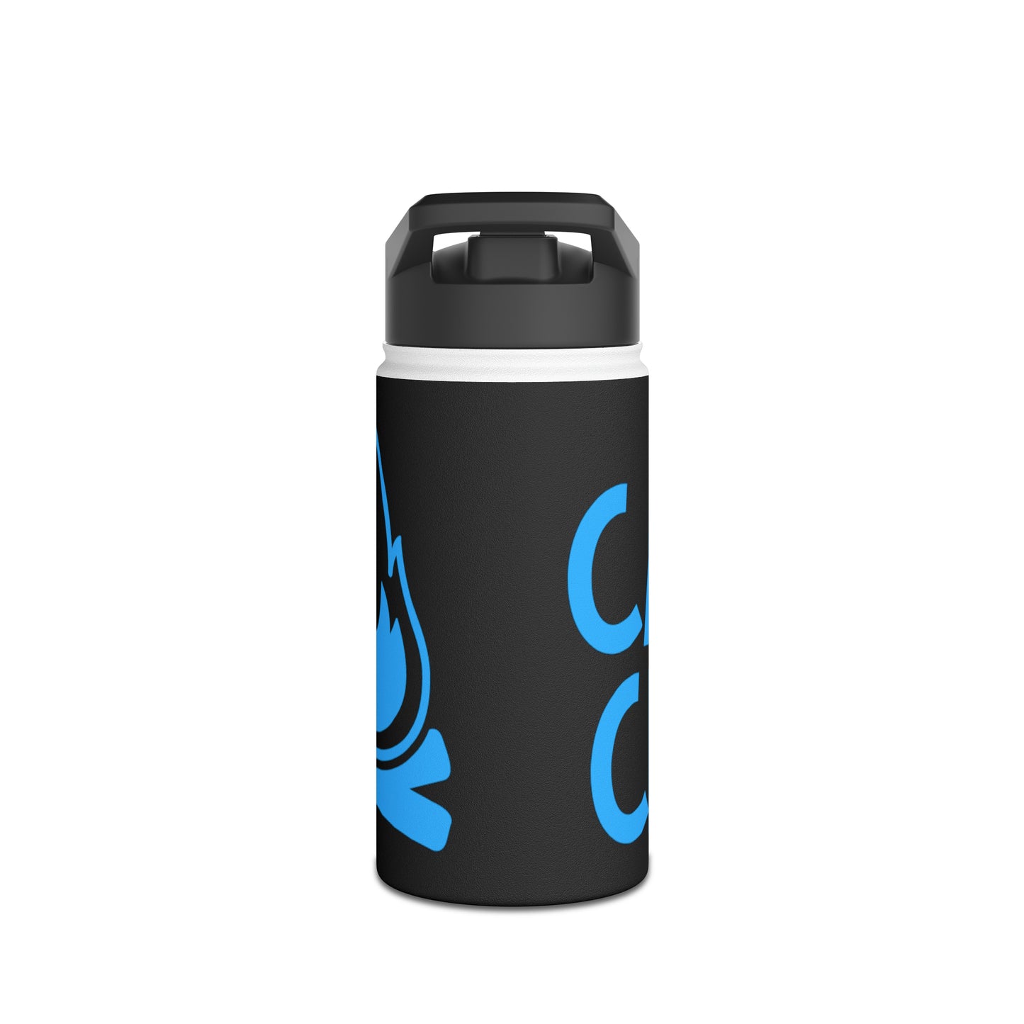 "Camp Crew" Stainless Steel Water Bottle - Blue