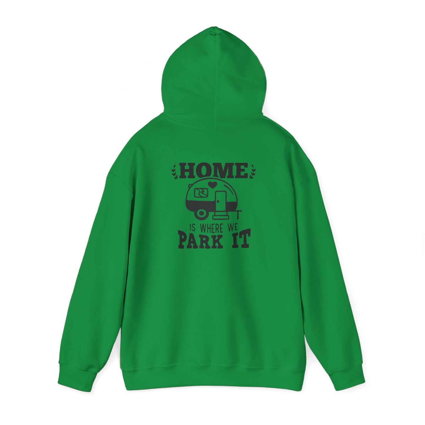 "Home Is Where We Park It" Heavy Blend™ Hooded Sweatshirt