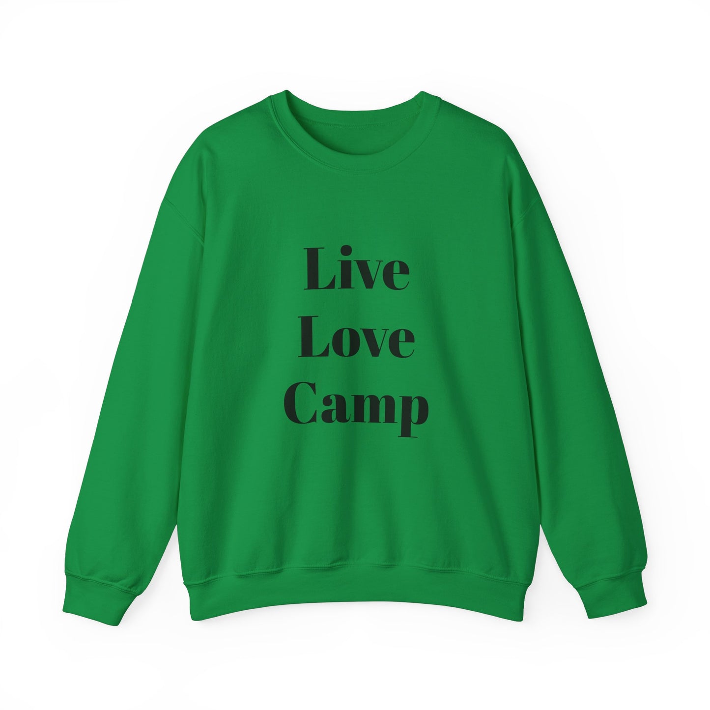 "Live, Love, Camp" Heavy Blend™ Crewneck Sweatshirt