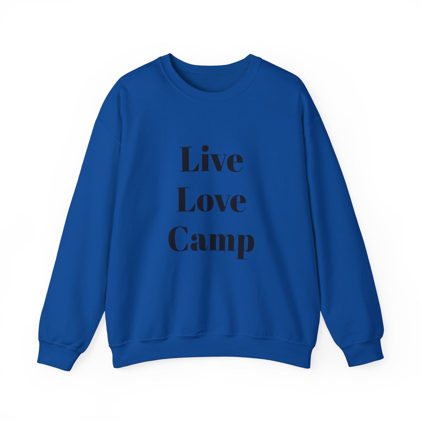 "Live, Love, Camp" Heavy Blend™ Crewneck Sweatshirt