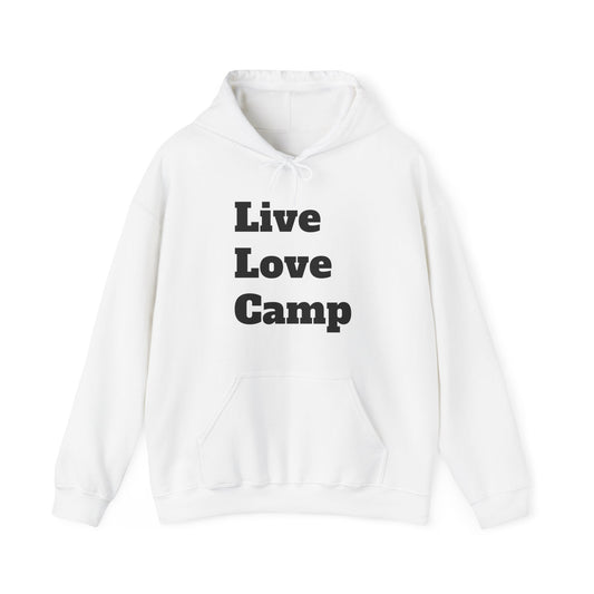 "Live, Love, Camp" Heavy Blend™ Hooded Sweatshirt