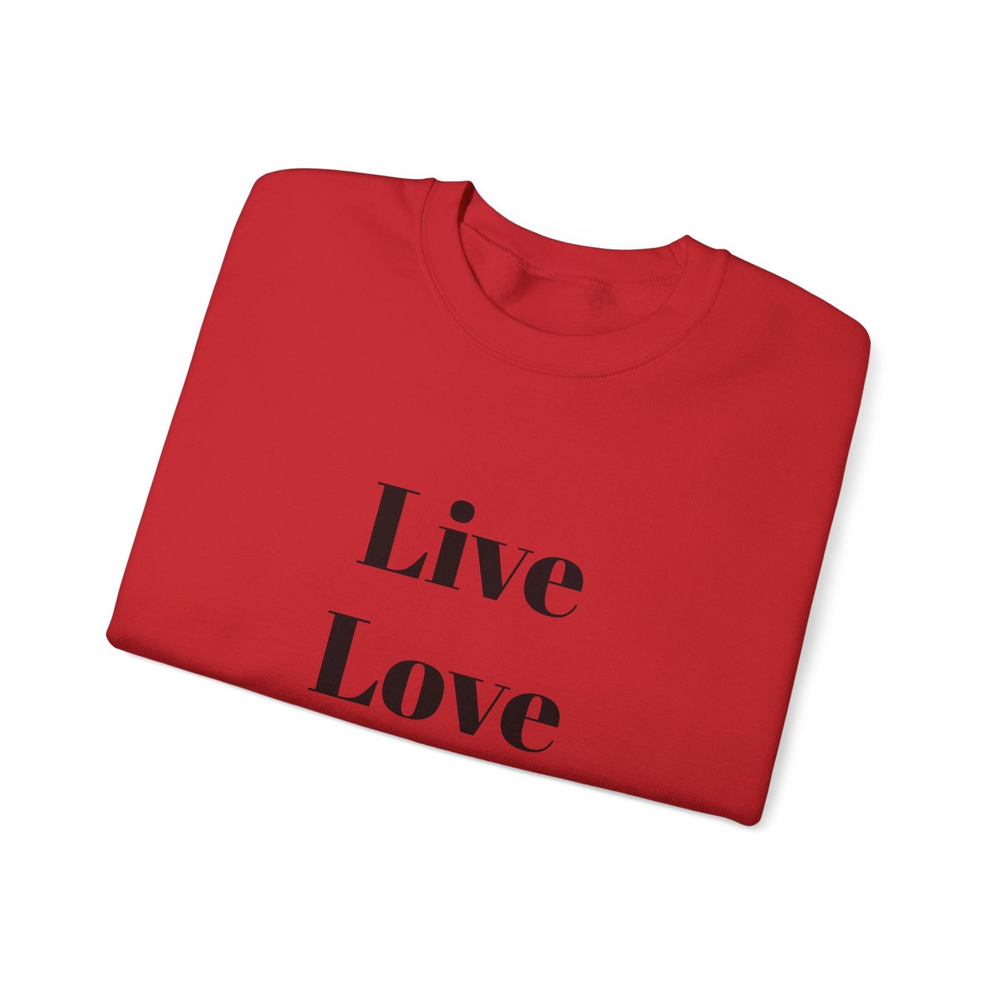"Live, Love, Camp" Heavy Blend™ Crewneck Sweatshirt