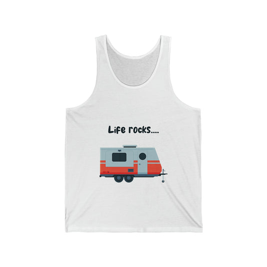 "Life Rocks" Unisex Jersey Tank