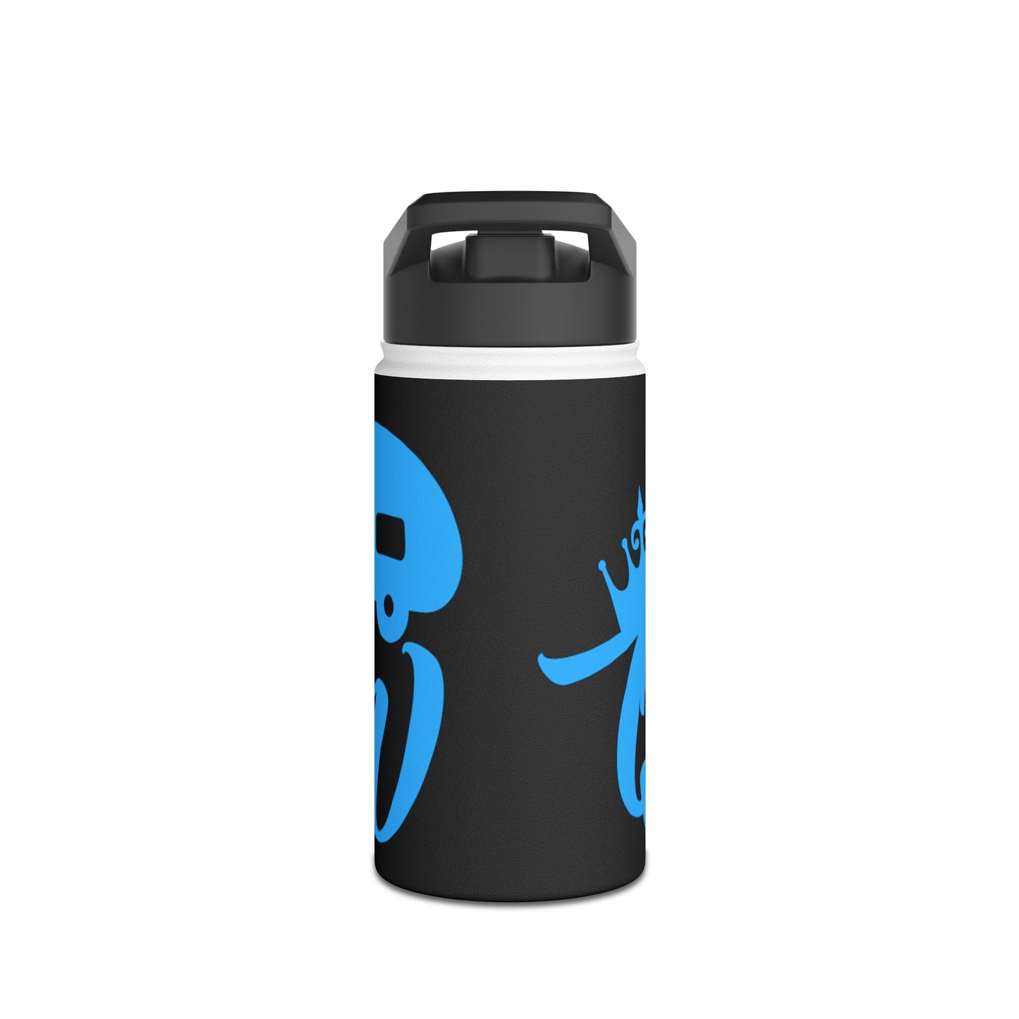 "Camp Queen" Stainless Steel Water Bottle - Blue