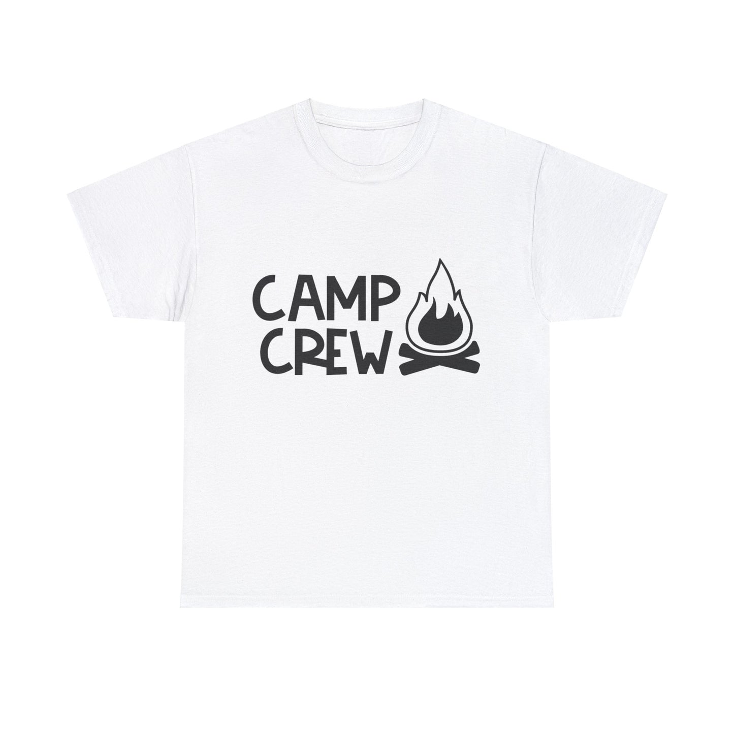 "Camp Crew" Adult Heavy Cotton Tee - Black