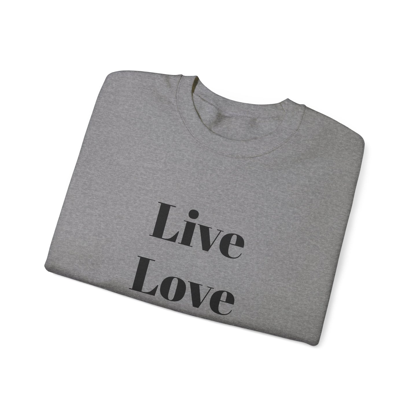"Live, Love, Camp" Heavy Blend™ Crewneck Sweatshirt