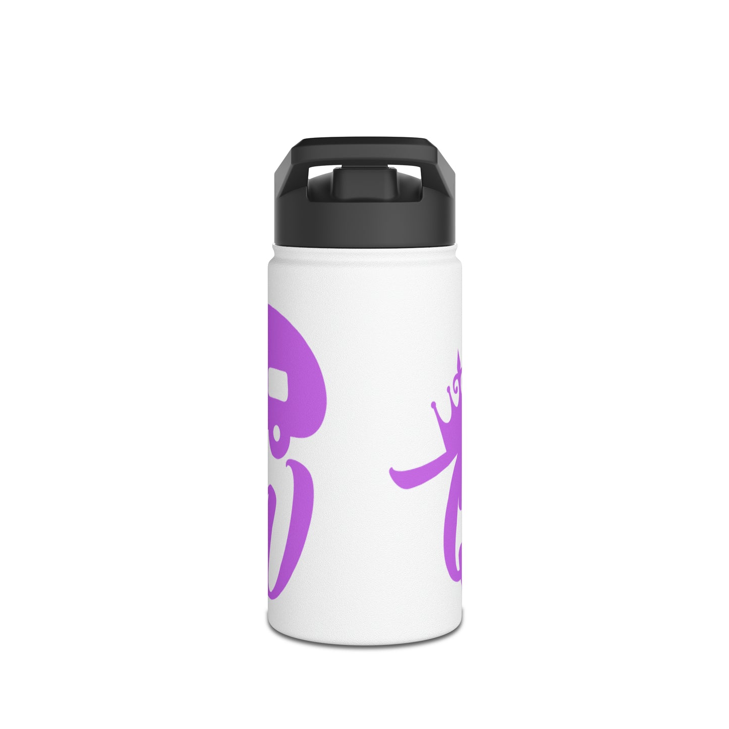 "Camp Queen" Stainless Steel Water Bottle - Purple