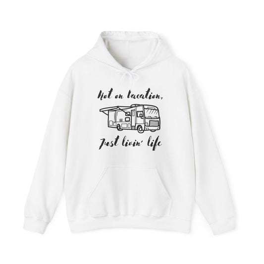 "Not on Vacation" Heavy Blend™ Hooded Sweatshirt