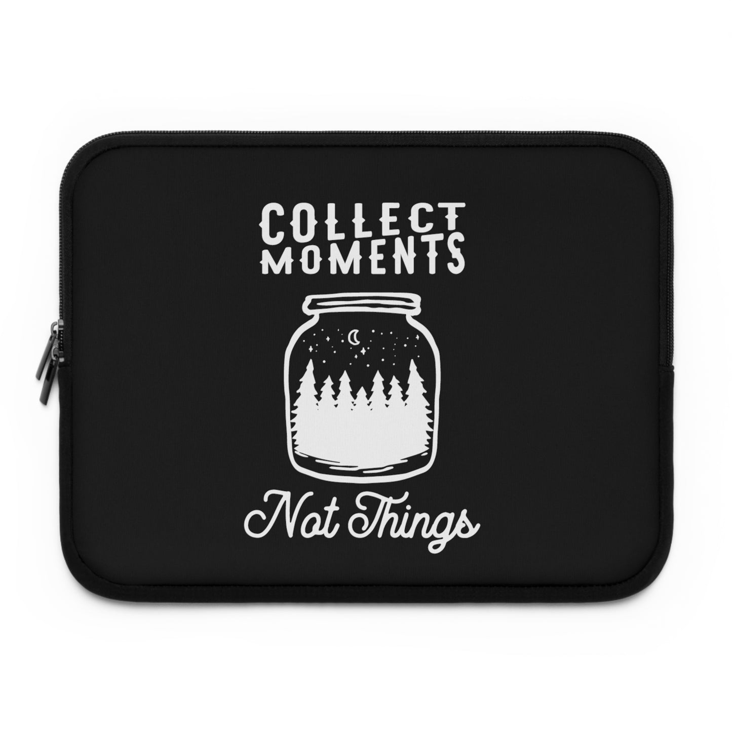 "Collect Moments" Laptop Sleeve - Black